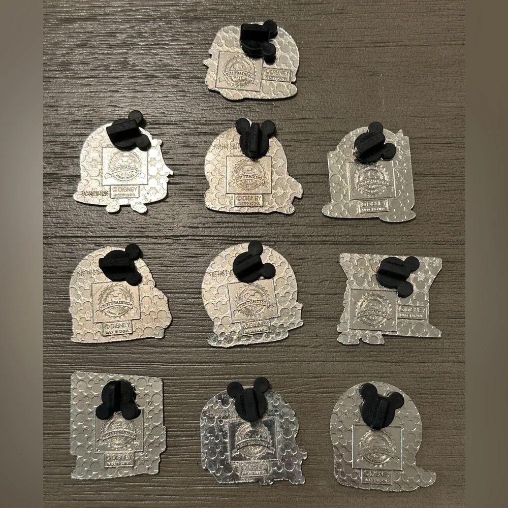 Disney Parks- Beauty and the Beast- New Fantasyland- 10 Pin Set WDW Mystery Set - Picture 6 of 16